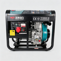 Générateur diesel silencieux de 10 kW, station d'alimentation mobile pour maison, villa, ferme, alimentation temporaire