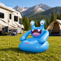 Canapé gonflable portable et pliable pour enfants, en PVC, pour usage intérieur