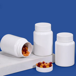 20ml-200ml trống Trắng rỗng HDPE nhựa thuốc Pill chai cho vitamin máy tính bảng bột Y Tế với biểu tượng tùy chỉnh nhãn - Product Image 3