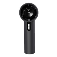 Ventilateur portable compact turbo léger de poche rechargeable avec affichage numérique pour voyage, bureau, camping et refroidissement quotidien
