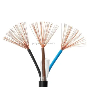 Cable eléctrico de cobre Flexible libre de halógenos de alta calidad 1,5mm, 2,5mm, 4mm, 6mm, PVC DE LA NYAF