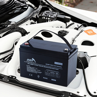 AGM-GEL VRLA 12V 100Ah Valve sans entretien Batterie de voiture de conception régulée Batteries automatiques