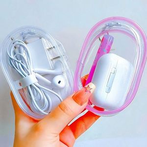 Zipper Clear Figure Display <b>Bag</b> with Keychain Lightweight Transparent PVC Storage <b>Bag</b> <b>Mini</b> Data Cable Charger Storage <b>Bag</b> - Product Image 3