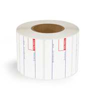 Étiquettes d'échelle CAS thermiques directes pré-imprimées personnalisées 58x40/58x60/60x43 Étiquette adhésive de prix Autocollant de code-barres Supermarché