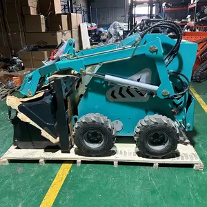 Consegna rapida pista/ruota mini skid steer loader grande potenza 23hp 25hp cingolo sterzante agricolo usato skid steer loader