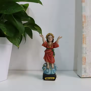 Figurine de la nativité moules en résine sainte statue d'enfant divin religieux infantile jésus de <span class=keywords><strong>prague</strong></span> sculpture pour les fournitures de <span class=keywords><strong>vacances</strong></span> de noël - Product Image 3