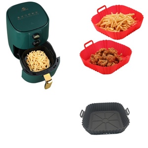 Nuovi colori personalizzabili Air Fryer Pad pieghevole <span class=keywords><strong>per</strong></span> uso domestico riutilizzo Silicone teglie <span class=keywords><strong>accessori</strong></span> <span class=keywords><strong>friggitrice</strong></span> <span class=keywords><strong>ad</strong></span> <span class=keywords><strong>aria</strong></span> - Product Image 4