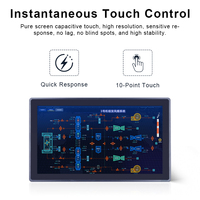 Computadora Industrial de Marco Abierto Personalizada con Pantalla Táctil Android IP65 Integrada, Vertical, Capacitiva, de 10.1 Pulgadas, Nueva, con Monitor USB Serial
