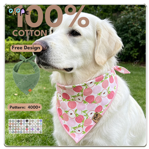 <span class=keywords><strong>Bandana</strong></span> <span class=keywords><strong>pour</strong></span> <span class=keywords><strong>chien</strong></span> de haute qualité, <span class=keywords><strong>fait</strong></span> <span class=keywords><strong>main</strong></span>, en coton, écologique, durable et réglable - Product Image 1