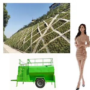 Gran oferta, máquina hidráulica de siembra hidráulica de pulverización de hierba para control de erision, sembradora hidráulica de mantillo