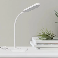 Lampe de table LED moderne à courant continu avec chargeur sans fil, écologique, en PC, à intensité variable en 3 niveaux, commande tactile, veilleuse de lecture 16/70/160LM