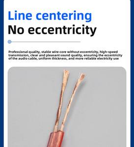 Cable de Altavoz de Audio de Cobre PVC LSZH AWM 2468, Cable Eléctrico de 2 Pines - Product Image 4