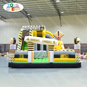 Factory customized multifunctional inflatable playground bounce slide combo kid inflatable jump bag