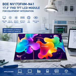 หน้าจอ LCD ขนาด 17.3 นิ้ว รุ่น BOE NV173FHM-N41 ความละเอียด 1920x1080 FHD EDP 30 พิน โมดูล TFT LCD สำหรับแล็ปท็อป - Product Image 1