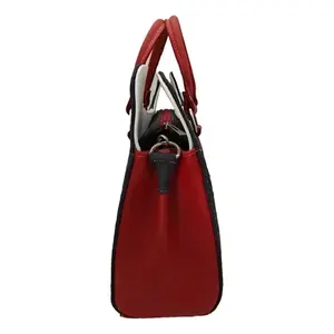 Bolso Tote de Cuero Vacuno Multicolor Fana Thaliss con Estampado Animal y Decoración de Perlas para Uso Diario de Niñas - Product Image 4