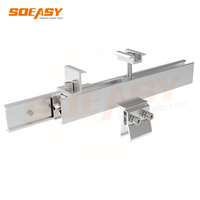Solar-Montageteile Aluminium PV-Solarmodul-Klemmen Maßgefertigte Aluminium-Mittelklemme Endklemme