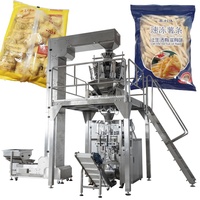 Machine d'emballage VFFS automatique verticale multi-têtes pour frites surgelées, nuggets de poulet, chips de pommes de terre, snacks (500g-1kg)