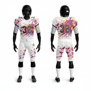 Camiseta y uniforme de fútbol americano para niños y adultos jóvenes Impresión por transferencia de calor 100% poliéster Ropa de fútbol personalizada - Product Image 1