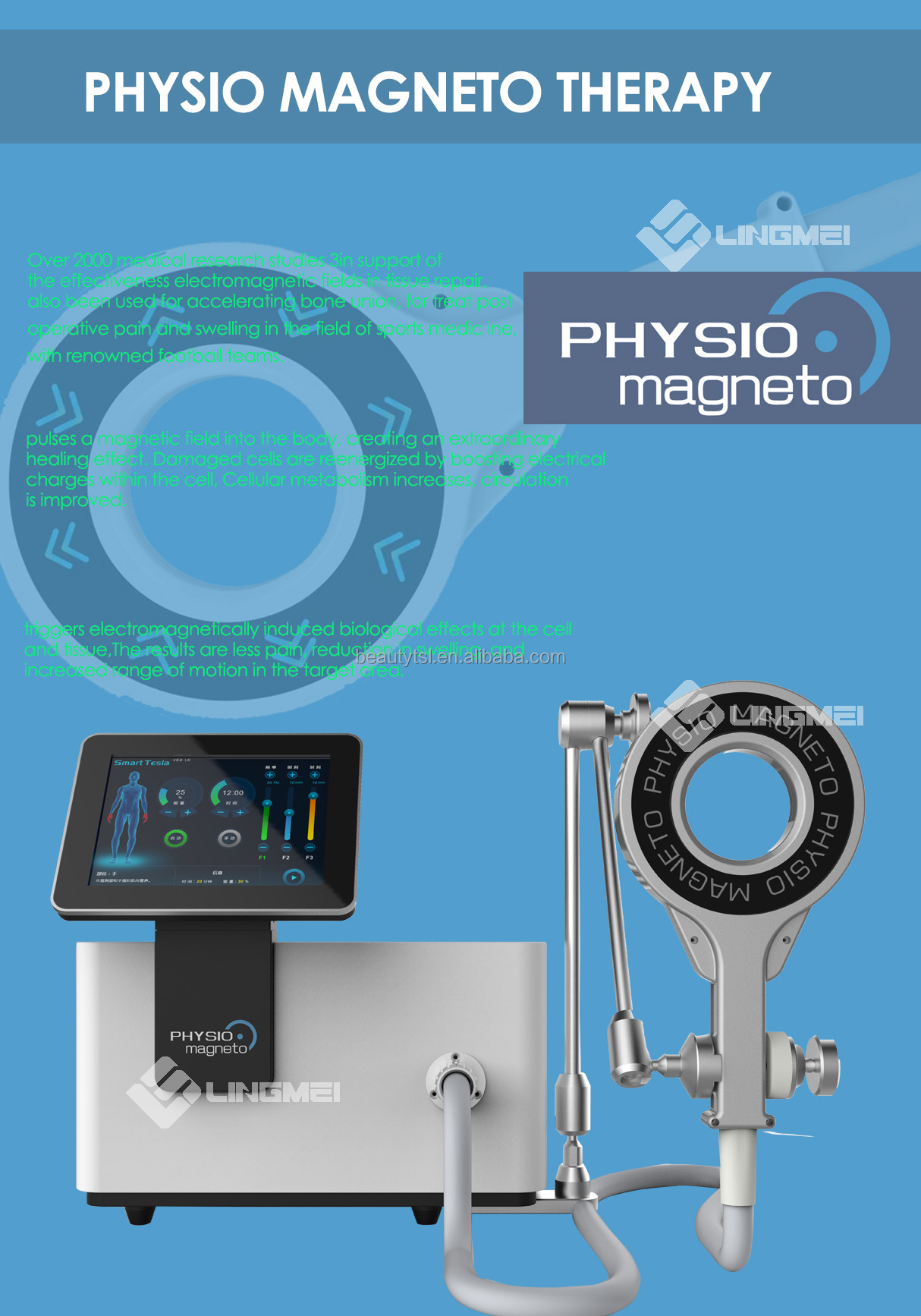 PMST physio therapy body pain relief MSTT Extracorporeal Magnetotransduction Therapy EMTT magneto super transduction therapy