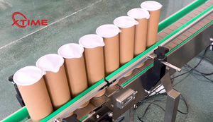<span class=keywords><strong>Xtime</strong></span> Hochgeschwindigkeits-Linearmaschine mit 6/8/10 Köpfen zum Heißsiegeln von vorgeschnittenen Deckelfolien für Papierdosen - Product Image 5