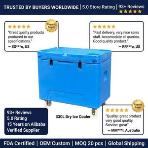 Conteneur de stockage et de transport isotherme sur roues de 82 gallons pour glace sèche (granulés et blocs) - Product Image 3