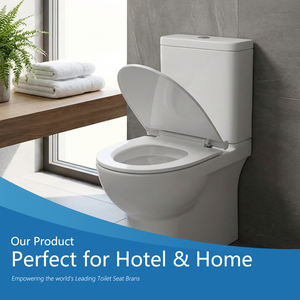 مقعد مرحاض وردي ساحر سهل التركيب للأطفال والكبار مقعد حمام للحمامات المنزلية الحديثة - Product Image 4