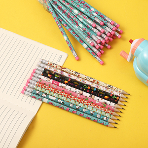 Đầy Đủ Màu Sắc <span class=keywords><strong>In</strong></span> Ấn Hot Chuyển Bút Chì Thiết Kế Tùy Chỉnh HB Bút Chì Mài Sắc HB Bút Chì Với Tẩy - Product Image 4