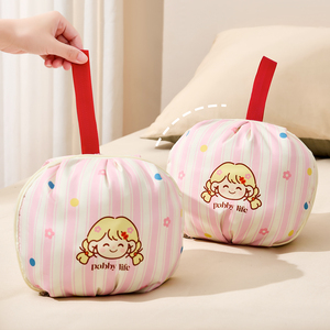 Sac de rangement léger et portable pour sous-vêtements et soutien-gorge, imprimé dessin animé, respirant, avec fermeture éclair, organisateur de valise de voyage pour femmes - Product Image 1