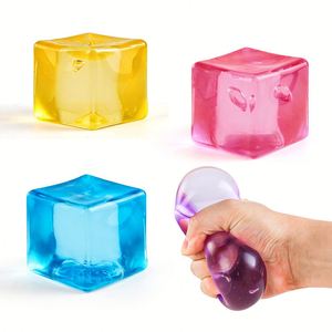 Cross Border Oversized 55cm Maltose-style Thermoplastic <b>Rubber</b> Ice Cube Squishy Stress-relief Toy with Slow-rebound square <b>Block</b> - Product Image 3
