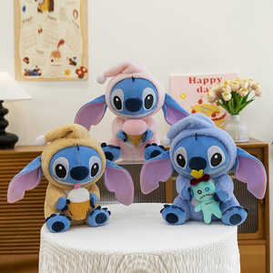 Nuovo Peluche Collezionabile <span class=keywords><strong>Lilo</strong></span> e <span class=keywords><strong>Stitch</strong></span> Super Morbido in Cotone PP, Giocattolo Carino Lavabile Imbottito con Fodera in Rete per Matrimoni, Peso Leggero - Product Image 1