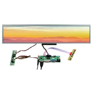 Hd Dvi Vga Audio Lcd Board Work For Bar Lcd Monitors Ultra Wide 24Inch 1920X360 Wide Monitor Stretched Bar Lcd Display