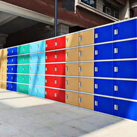 Armoire de rangement extérieure personnalisable TOPPLA de haute qualité, casier scolaire, clé électronique, étanche, en plastique ABS, démontable