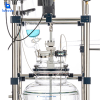 Réacteur en verre chimique à enveloppe de 50 L LABOAO avec pompe à vide pour laboratoire