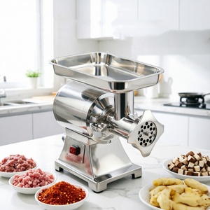 <span class=keywords><strong>AL</strong></span>-12 Nouvelle arrivée, hachoir à viande commercial en acier inoxydable robuste pour restaurant avec fonction de remplissage de saucisses - Product Image 4