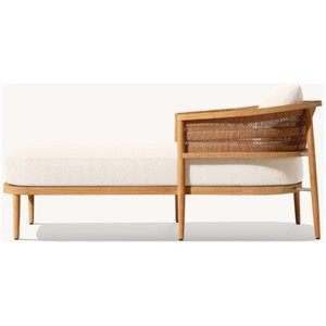 Muebles de <span class=keywords><strong>Exterior</strong></span>, Sillas para Piscina, Tumbona, Respaldo Curvo, <span class=keywords><strong>Cama</strong></span> de Madera de Teca Sólida para Exteriores - Product Image 3