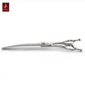 140-7040IQ Professional 7.0Inch 40T Curved Chunkers Scissors <strong>Wholesale</strong> Japan 440C Pet <strong>Dog</strong> <strong>Grooming</strong> Curved Thinning Shears YONGHE - Product Image 3