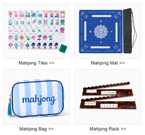 Juego de Mahjong Acrílico Americano de Lujo Moderno Personalizado - Juego de Viaje Ecológico y Resistente al Agua con <span class=keywords><strong>Rummy</strong></span> para 4 Jugadores - Product Image 6