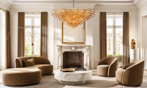 COPENHAGUE, estilo americano moderno, minimalista, de lujo, muebles para el hogar, sillones giratorios de tela para sala de estar - Product Image 5