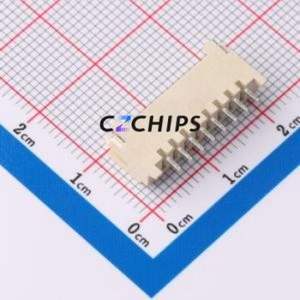 ZX-HY2.0-8PWT Wire-to-<b>Board</b> <b>Pin</b> Header SMD,P=2mm,Horizontal Mount Connector 1x8P 2mm Horizontal Mount HY - Product Image 2