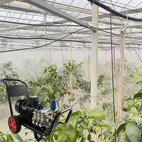 Pompe de pulvérisation professionnelle 1460 tr/min, machine à brouillard d'eau froide 70 bars avec garantie de service d'un an