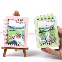 Bloc de Notas con Espiral, Diseño de Paisaje Natural, Tapa Blanda, Papel Rayado, Venta al Por Mayor, Personalizable para Material Escolar y de Oficina