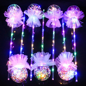 Christmas Tree <b>LED</b> Magic Fairy Stick Wands Toy Light-up Magic <b>Ball</b> Wand Glow Stick for Birthdays Novelty Kids Toy - Product Image 3