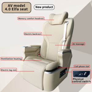 Asientos de Capitán ST-AVAEF para Mejoras Interiores de Automóviles de Lujo, para Van Alphard, Vellfire/Sprinter/V-Class/Vito/W447, Reclinables - Product Image 5