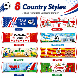 Accessoires <span class=keywords><strong>de</strong></span> Fanfare <span class=keywords><strong>Coupe</strong></span> du Monde <span class=keywords><strong>de</strong></span> Football 2026 : Drapeaux Portatifs, Décoration d'Ambiance pour Supporters, Accessoires <span class=keywords><strong>de</strong></span> Cabine Photo - Product Image 1