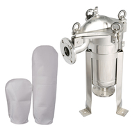 Filtre à cartouches multi-sacs à 4 étages en acier inoxydable 304 316L, réservoir sous pression, machine de filtration d'huile/eau, certification CE ISO