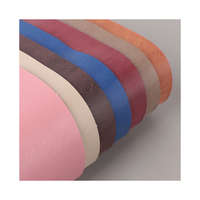 0.8mm mat polonais mat Nubuck PU cuir synthétique produit tissu chaussures sacs à main vêtements-pour Textiles de maison Golf fait PVC