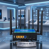 Routeur CPE 5G OpenWRT de qualité professionnelle AX3000 WiFi 6 USB 3.0 Double SIM Failover ODM OEM Certifié FCC CE