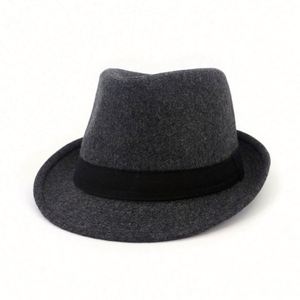 Ferrecci Men's Wool Classic Lined Godfather Fedora Hat Many Colors - Product Image 2