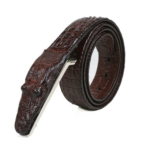 Großhandel Farbige Modische Design-Rindsleder-Spaltleder-Prägung Herren-Krokodilgürtel - Product Image 5