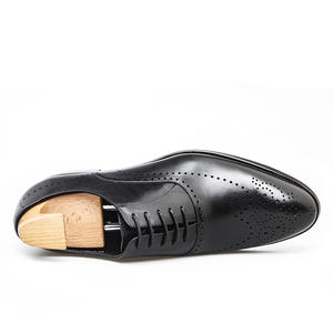 Chaussures en cuir véritable pour homme, design personnalisé, style rétro, cuir véritable souple, respirant, chaussures de mariage - Product Image 3